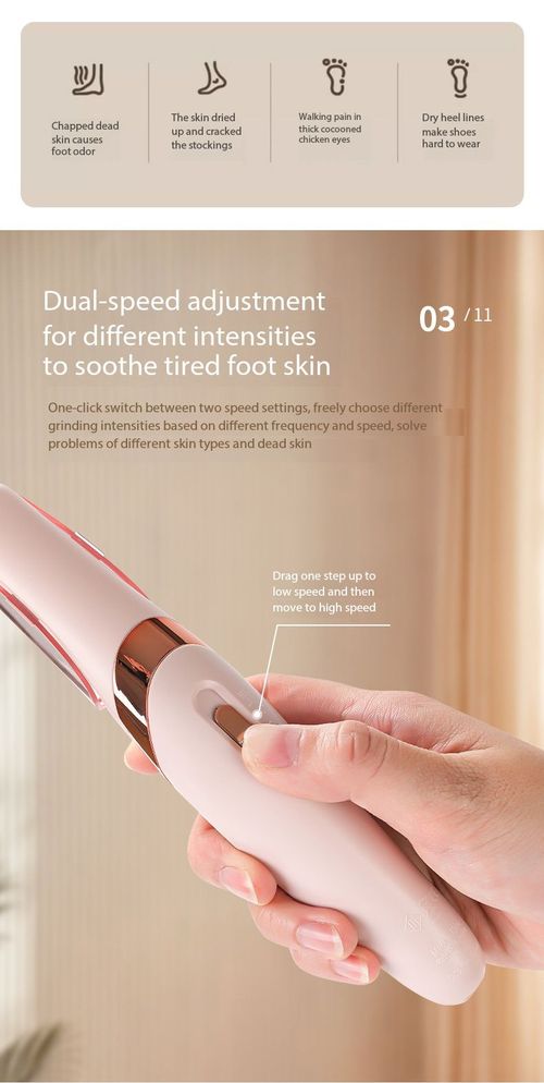 Rechargeable Electric Foot Grinder