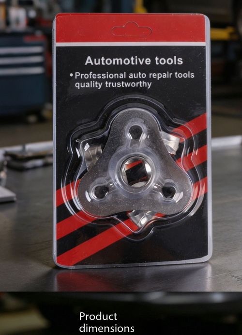 3 Jaw Oil Filter Wrench Flat Foot Adjustable Automotive Repair Tool