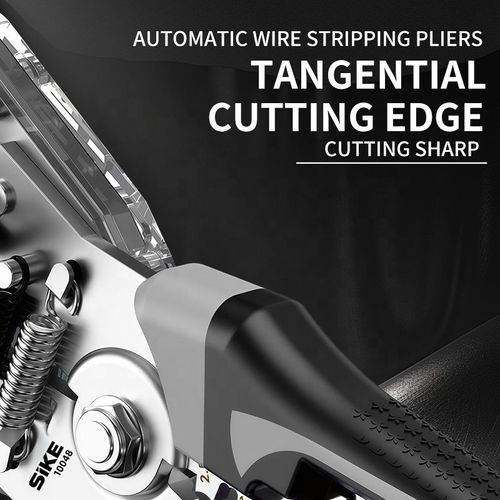 Professional Self-Adjusting Wire Stripper – Electric Manual Cable Stripping Tool, Wire Cutter, Crimping Pliers, and Terminal Pliers