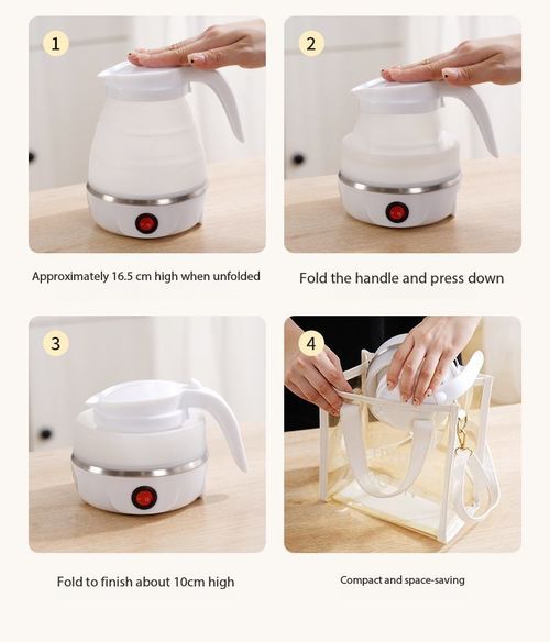 Portable Silicone Foldable Electric Kettle
