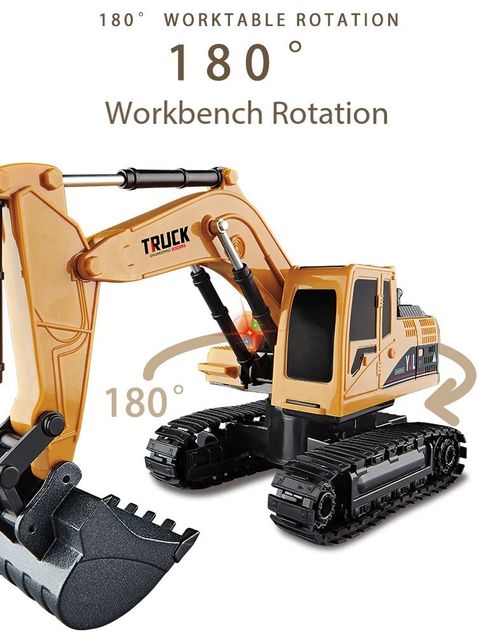 Alloy Remote Control Track Excavator Toy