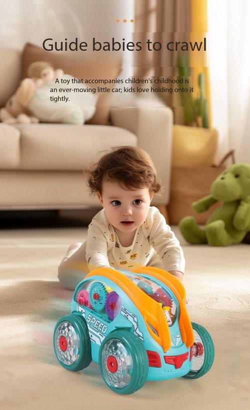 360° Rotating Light-Up Stunt Flip Car Toy