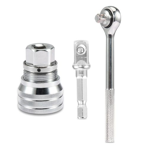 Universal Adjustable Socket 10-19mm Multi-function Wrench Adapter for Ratchet
