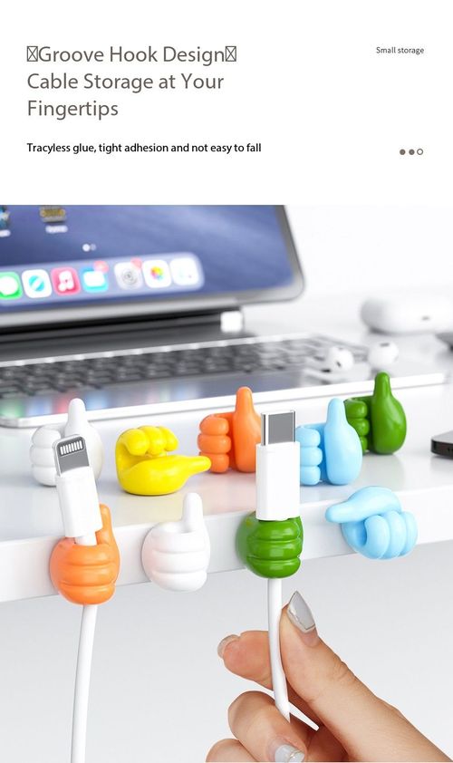 20Pcs Creative Thumb Self-adhesive Wall Hooks