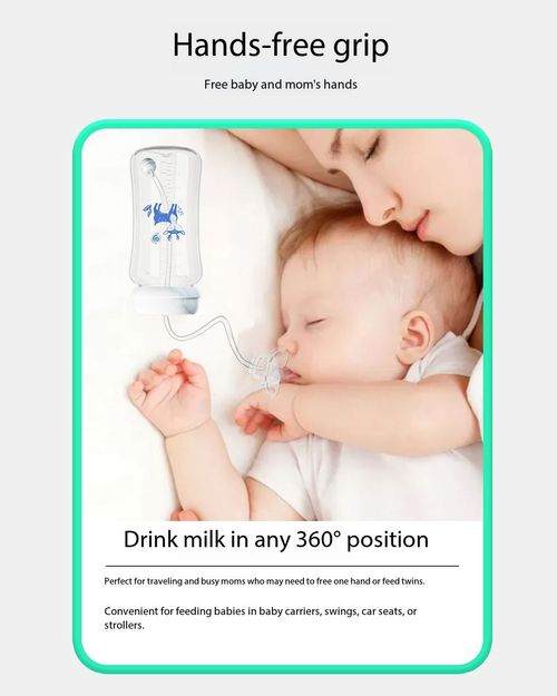 3-in-1 Hands-Free Baby Bottle Set
