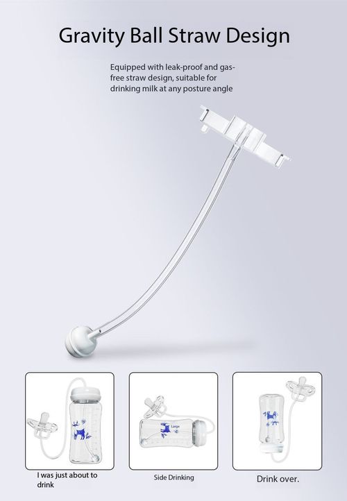 3-in-1 Hands-Free Baby Bottle Set