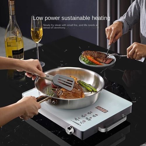 3500W Infrared Ceramic Cooker with Ceramic Panel   Compatible with various types of cookware  a multifunctional, smart appliance capable of brewing tea, stir frying, hot pot cooking, and more.