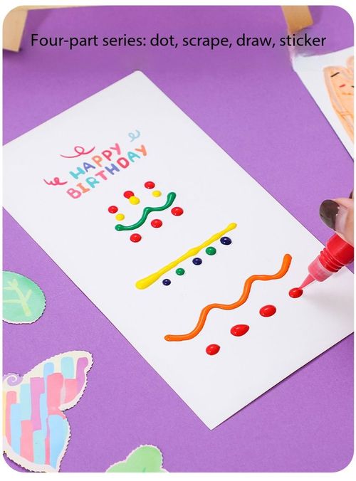 Creative Rainbow Scratch Art Drawing Set