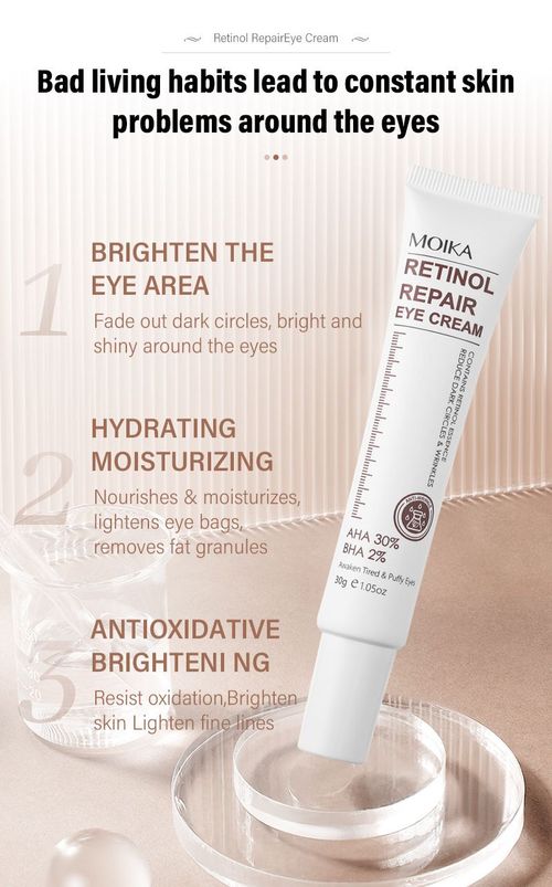 Retinol Repair Eye Cream Anti-Wrinkle Dark Circle Remover Firming Moisturizing