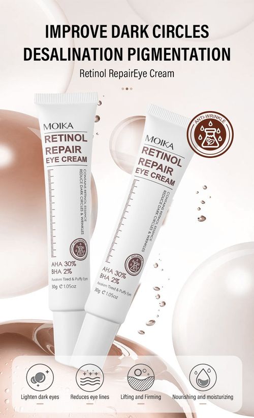 Retinol Repair Eye Cream Anti-Wrinkle Dark Circle Remover Firming Moisturizing