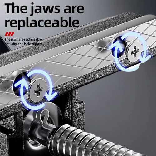 Mini Bench Vise  Precision Flat-Jaw Vise  Small Home Workbench Vise  Industrial-Grade Heavy-Duty Bench Vise