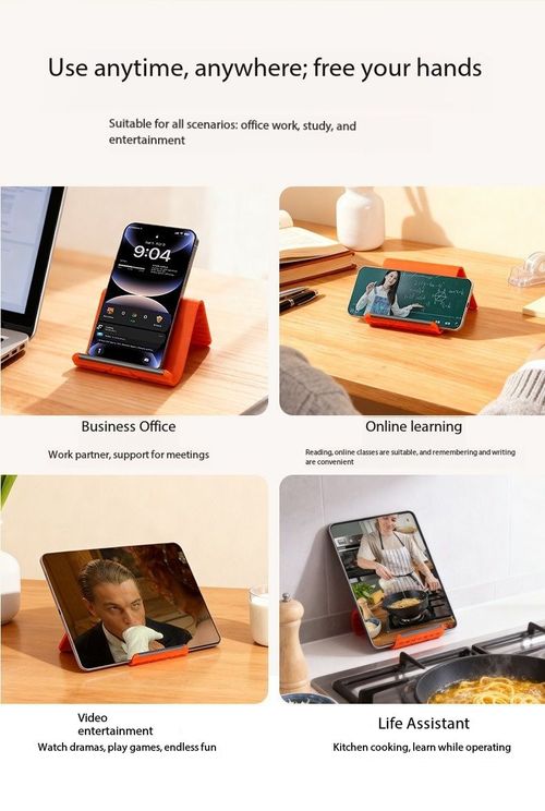 Flexible Silicone Foldable Phone & Tablet Stand
