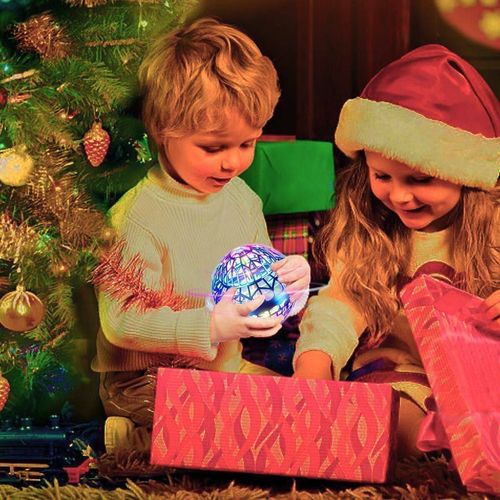 Smart Sensor Flying Ball with LED Lights Magic Hovering Boomerang Toy for Kids