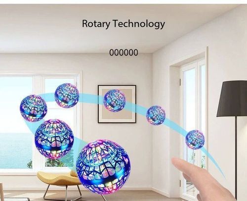 Smart Sensor Flying Ball with LED Lights Magic Hovering Boomerang Toy for Kids