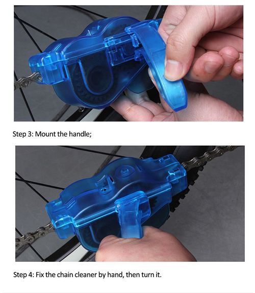 Universal Bicycle & Motorcycle Chain Cleaner Washing Tool