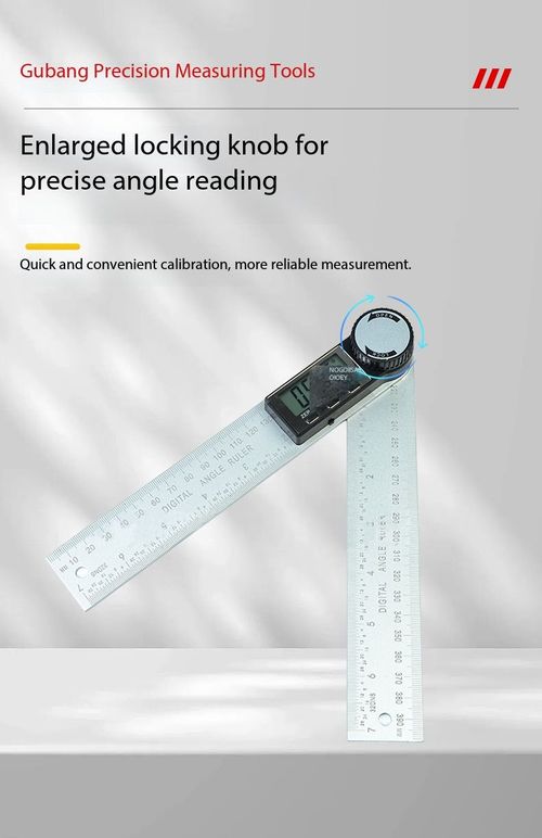 Digital High Precision Angle Finder Ruler