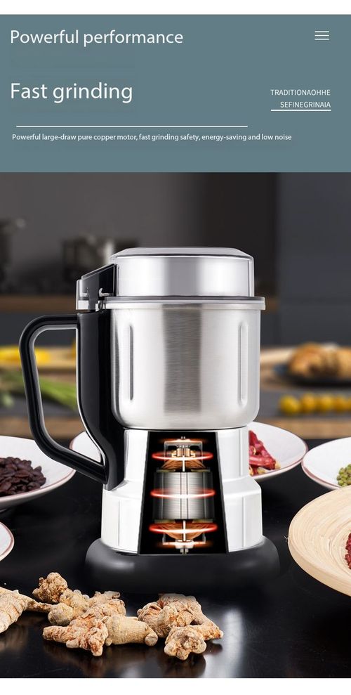 Electric Stainless Steel Spice & Grain Grinder
