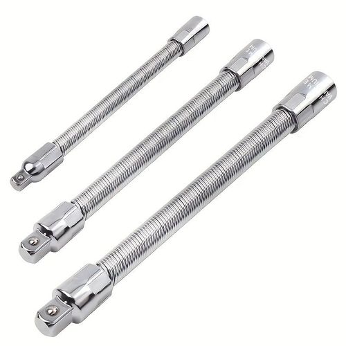 3Pcs Flexible Universal Socket Extension Bar Set