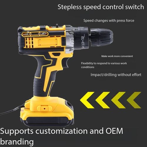 36V Cordless Lithium Drill Set 25N.M Torque Dual Speed 0-1350RPM Electric Screwdriver with 2 Batteries Drill Bits Sockets Flexible Shaft for Home DIY Construction Nigeria