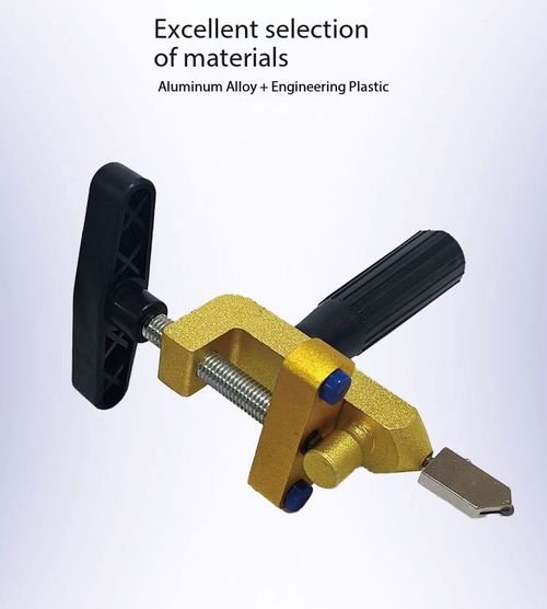 2-in-1 Tile & Glass Cutting Tool, Integrated Tile Cutter, Professional Ceramic Glass Opener for Glazed Tile, Slab Tile and Glass