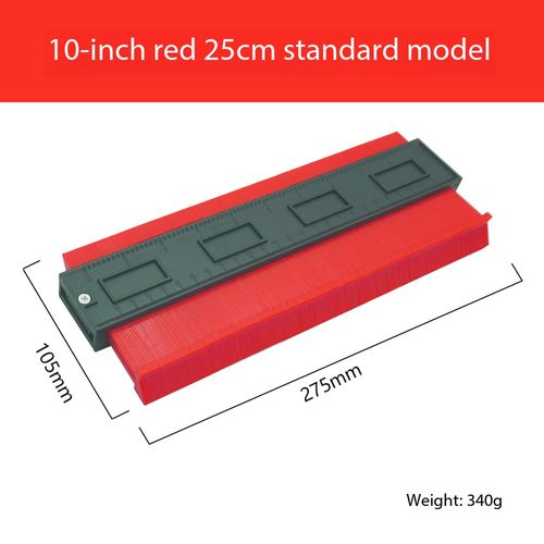 Multi-functional Outline Gauge, Contour Duplicator Shape Tracing Tool, ABS Irregular Profile Copy Gauge for Woodworking, Flooring, Tiling & DIY Construction