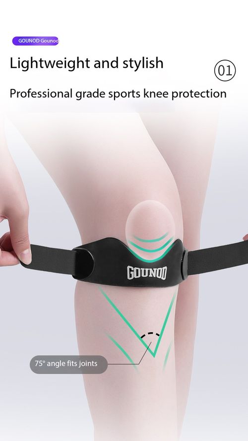 2‑Pack Adjustable Sports Patella Strap, Soft Silicone Knee Support Brace