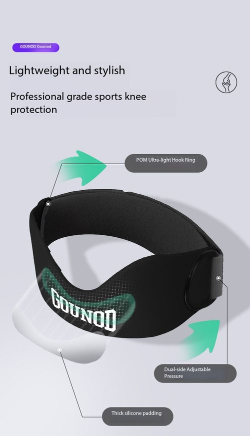 2‑Pack Adjustable Sports Patella Strap, Soft Silicone Knee Support Brace
