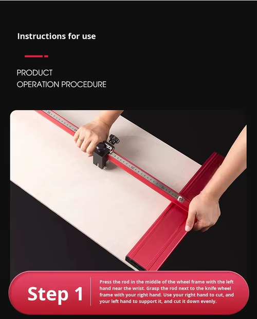 T‑Type Manual Tile Glass Cutter Set With Heavy‑Duty Breaking Plier