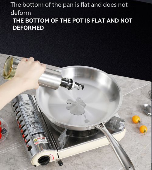 3 Pack Coating-Free Stainless Steel Frying Pan, Non-Stick Flat Skillet, Works on All Stoves for Home Cooking