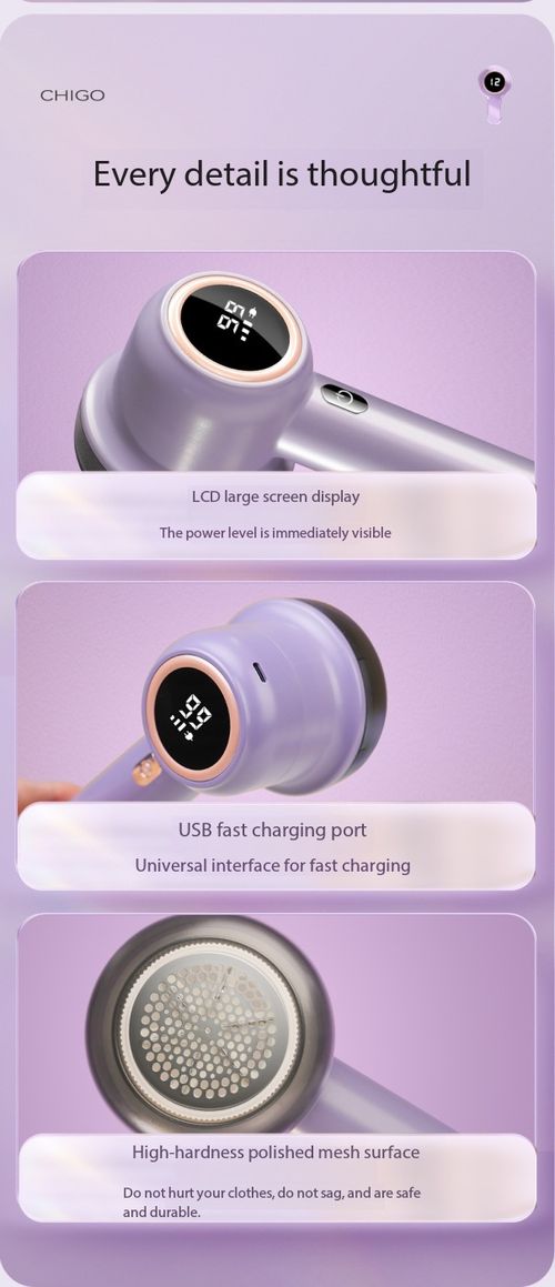 Rechargeable Portable Lint Remover Wireless Clothes Pilling Trimmer