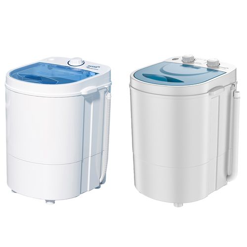 Mini Single‑Tub Semi‑Automatic Washing Machine, Home Laundry Washer, Baby Maternity Washer, Wash & Spin 2‑in‑1
