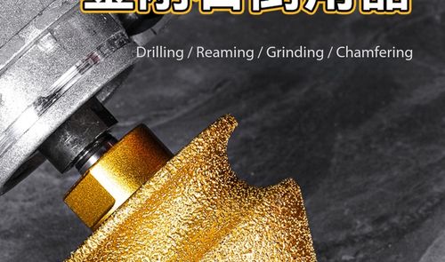 3‑Pcs Tile & Marble Hole Chamfer Tool Set with 10‑38mm,10‑50mm Bits and Adapter Rod