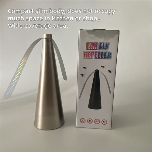 Automatic Fly Repellent Fan USB Battery Powered Physical Fly Catcher Outdoor Indoor Tabletop Insect Mosquito Repeller for Kitchen Restaurant Picnic Nigeria