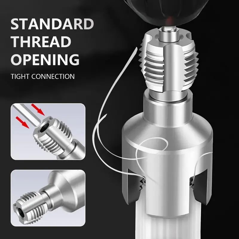 3‑Piece PPR PVC Pipe Tap Tool Kit, Integrated Internal & External Thread Tapping Cutter, Pipe Thread Repair Tool for Water Pipe