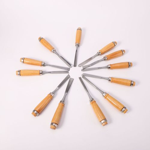 12 Pcs Wood Carving Chisel Set With Storage Pouch
