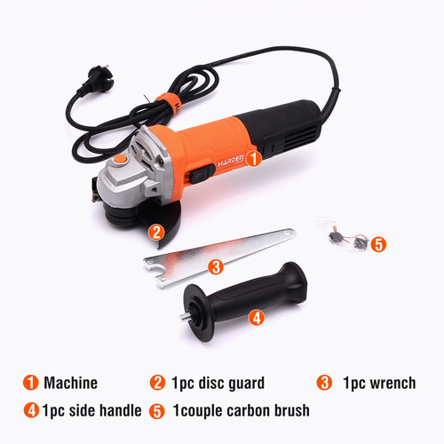 Mini Electric Angle Grinder 100mm 4 Inch Corded Metal Grinding Machine Polishing Machine with Side Handle & Safety Guard for Home Workshop Construction Nigeria