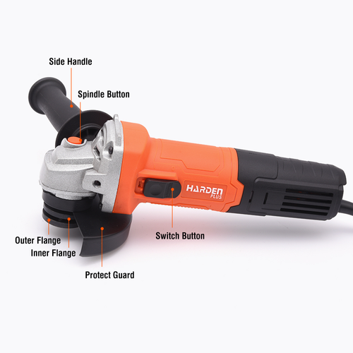 Mini Electric Angle Grinder 100mm 4 Inch Corded Metal Grinding Machine Polishing Machine with Side Handle & Safety Guard for Home Workshop Construction Nigeria