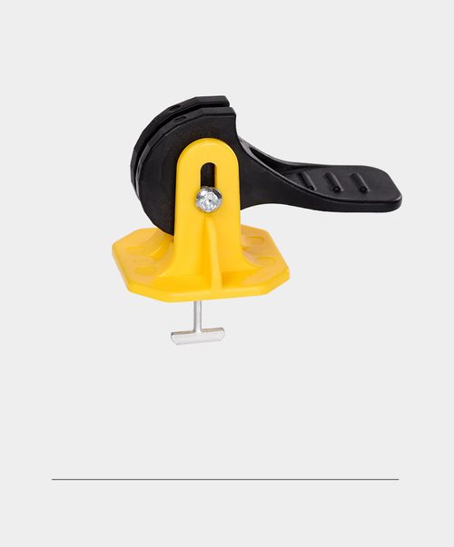 50Pcs Reusable Tile Leveling System, Quick Press Type Tile Levelers, Reusable T-pin Tile Spacers for Floor & Wall Tile Installation, Prevent Uneven Tile Surfaces