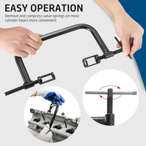 10PCS No-Removal Valve Spring Compressor Pliers Set – Auto Engine Valve Seal Removal Tool Kit