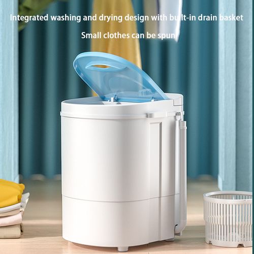 Mini Single‑Tub Semi‑Automatic Washing Machine, Home Laundry Washer, Baby Maternity Washer, Wash & Spin 2‑in‑1