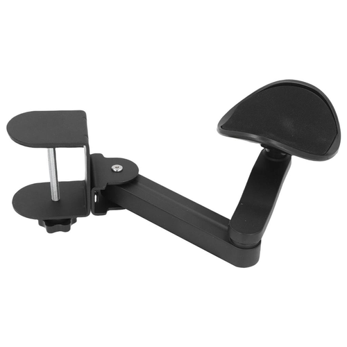 Adjustable Arm Rest for Desk Game Office Armrest Extendable Clamp on Ergonomic Elbow Support 360° Rotating 3 Height Adjustable