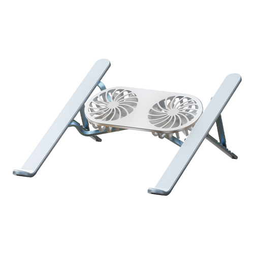 Adjustable aluminum cooling fan, notebook stand, desktop adjustable notebook stand