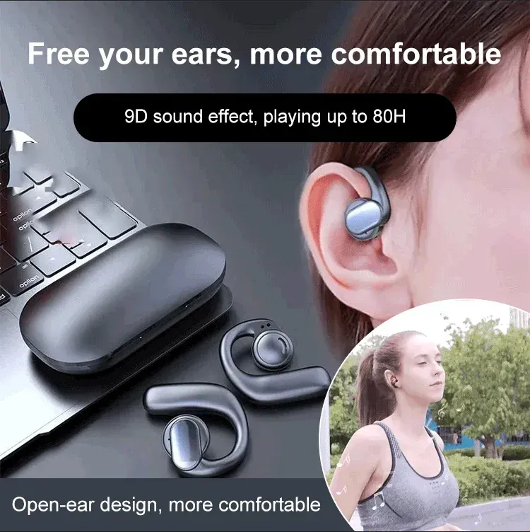17 TWS Wireless Bone Conduction Digital Bluetooth Earbuds🚀Limited time 50% off 🚀Ghana Cash on Delivery