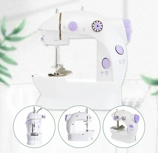18 🔥💯🏹 Household Small Mini Sewing Machine Household Mini Electric Desktop Multi-Function Automatic Sewing Machine.💫😎👉