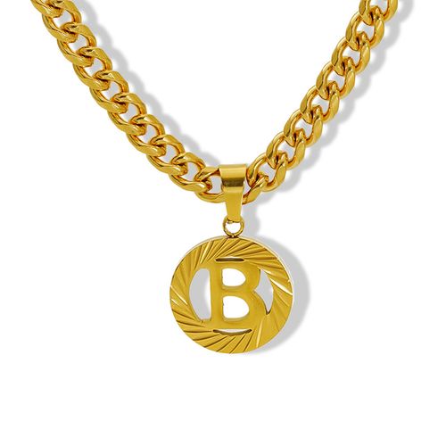 24 Bible baptized lucky letter necklace