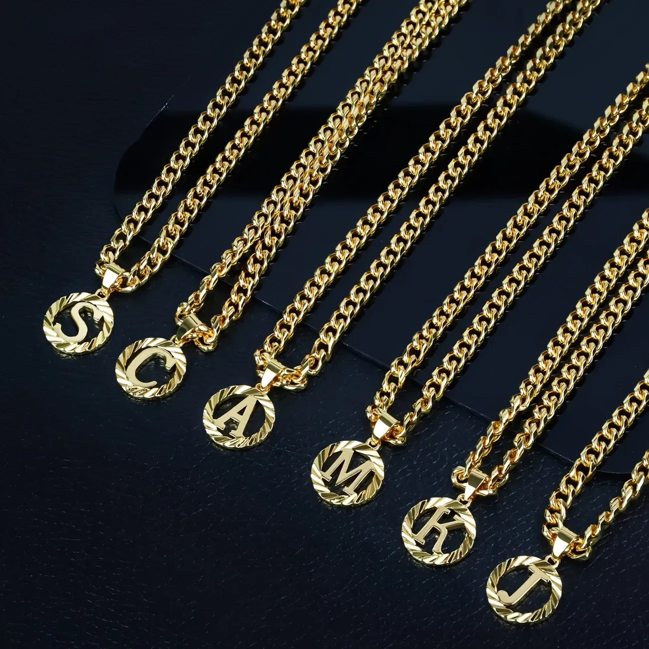 24 Bible baptized lucky letter necklace