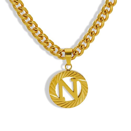 24 Bible baptized lucky letter necklace