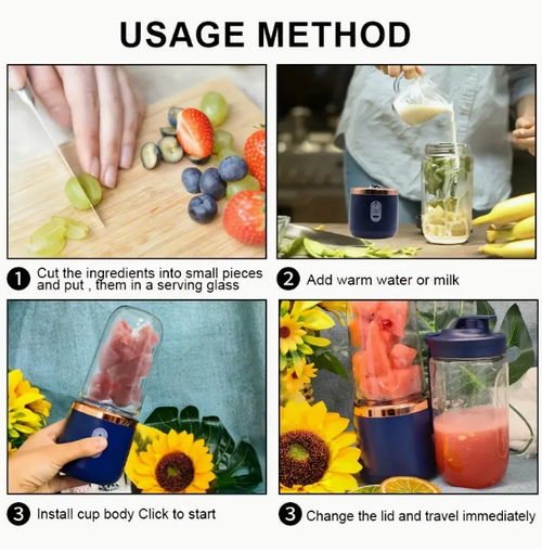 5 Portable Rechargeable Juicer