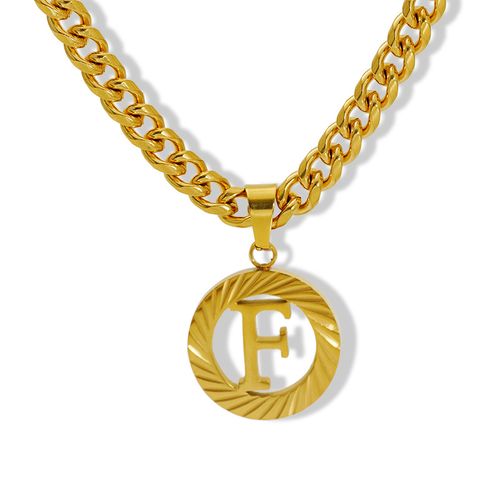 24 Bible baptized lucky letter necklace