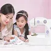 18 🔥💯🏹 Household Small Mini Sewing Machine Household Mini Electric Desktop Multi-Function Automatic Sewing Machine.💫😎👉